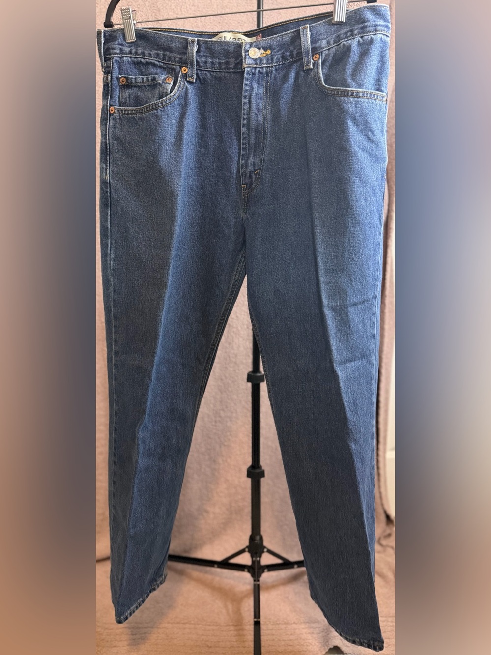 Levi’s 505 Regular Fit Men’s Jeans W36 L30 Blue Denim Straight Leg